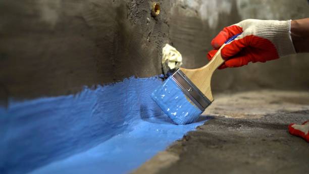 Commercial Crawl Space Encapsulation project at a Huntington Woods, MI business property by SJ Waterproofing Pros